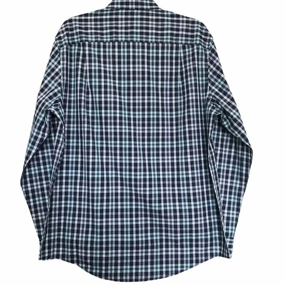 Tasso Elba Button Up Plaid Shirt Size Medium NWT - Picture 2 of 7